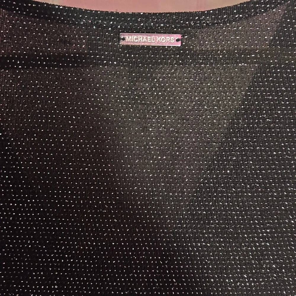 Michael Kors Black Long Sleeve Wrap Dress - Picture 5 of 9